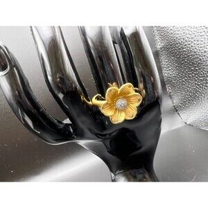 Lia Sophia Violet Gold Plated Ring